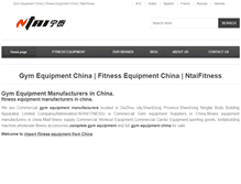 Tablet Screenshot of fitness-china.com